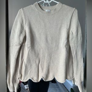 Jcrew Scallop Sweater